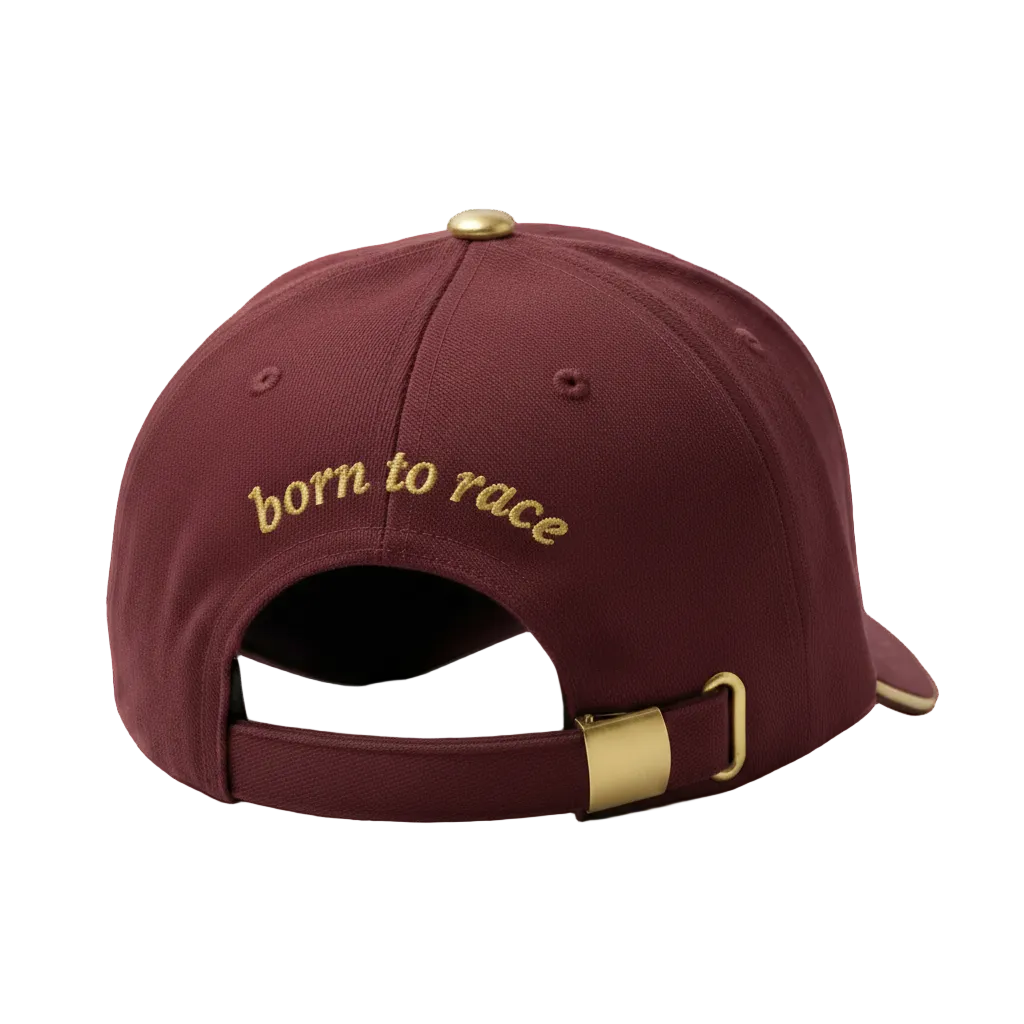 Born to Race Cap – Gold Trim Kept, Laurels Removed