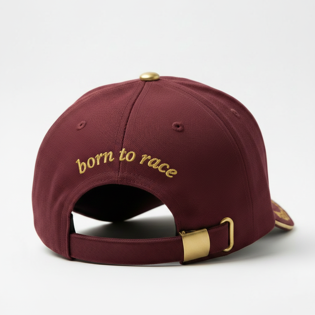 Cap Rear - "born to race." arch