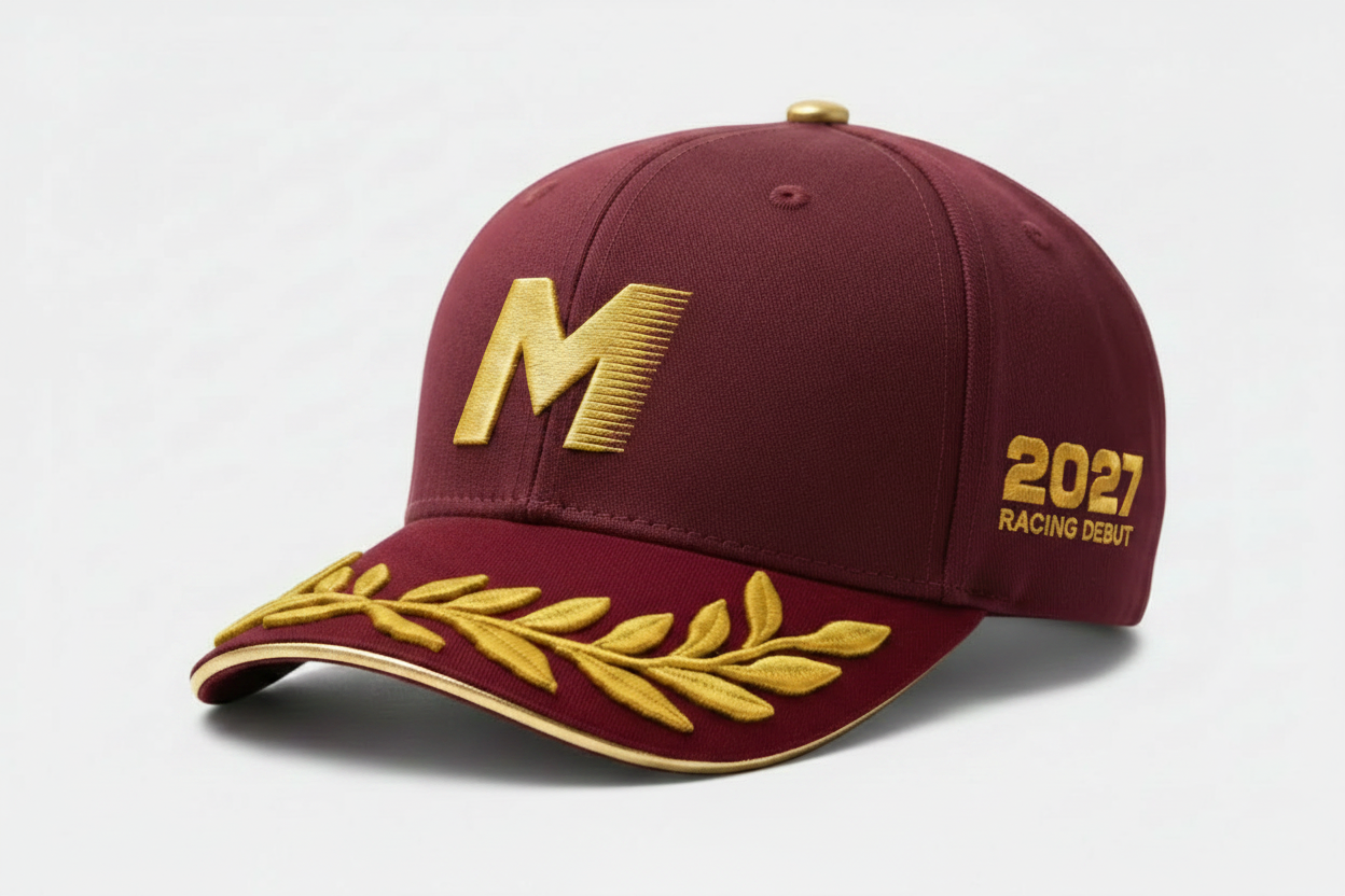 Podium Cap 3/4 — With Side Embroidery